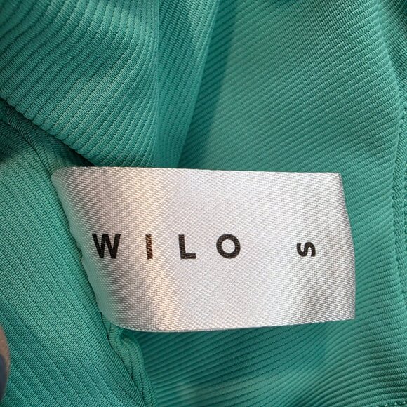 Wilo The Label Ribbed Outline Racerback Sports Bra Mint Green Active Workout Sm - Picture 8 of 12